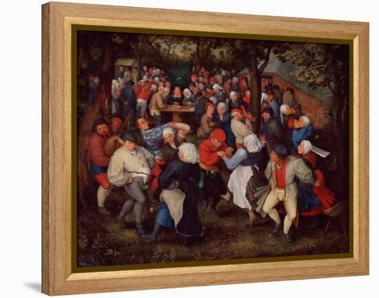 Village Dance-Jan Brueghel the Younger-Framed Premier Image Canvas