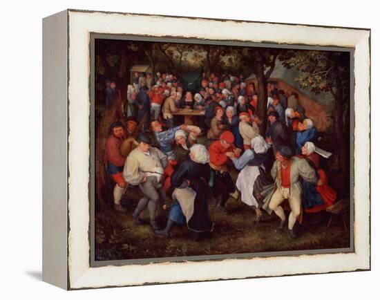 Village Dance-Jan Brueghel the Younger-Framed Premier Image Canvas