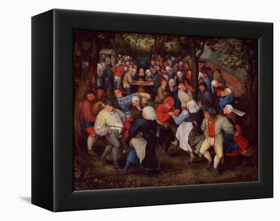 Village Dance-Jan Brueghel the Younger-Framed Premier Image Canvas