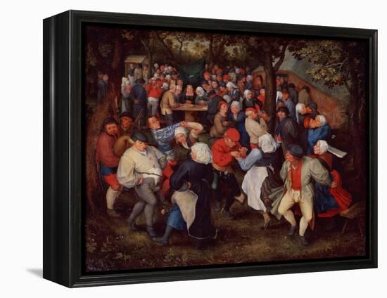 Village Dance-Jan Brueghel the Younger-Framed Premier Image Canvas