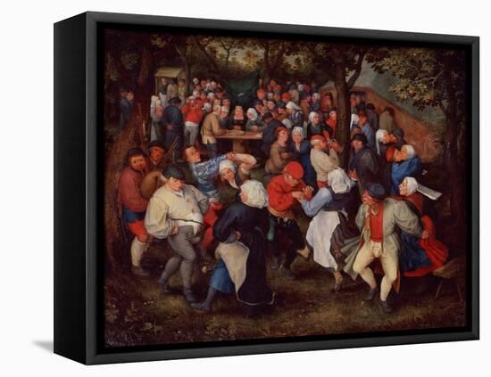 Village Dance-Jan Brueghel the Younger-Framed Premier Image Canvas