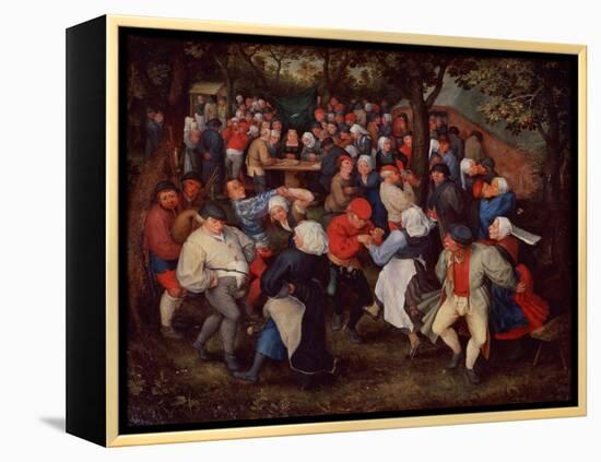 Village Dance-Jan Brueghel the Younger-Framed Premier Image Canvas