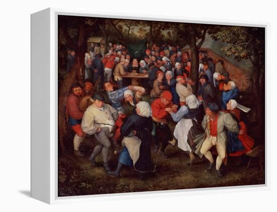 Village Dance-Jan Brueghel the Younger-Framed Premier Image Canvas