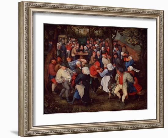 Village Dance-Jan Brueghel the Younger-Framed Giclee Print