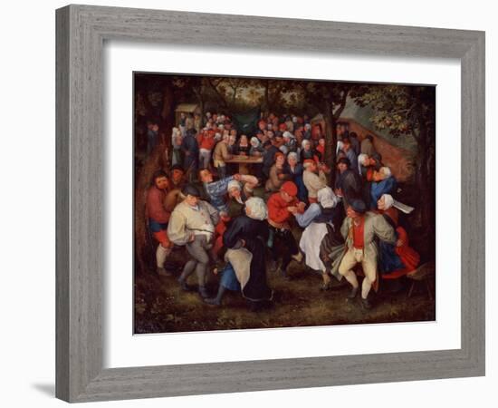 Village Dance-Jan Brueghel the Younger-Framed Giclee Print