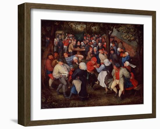 Village Dance-Jan Brueghel the Younger-Framed Giclee Print