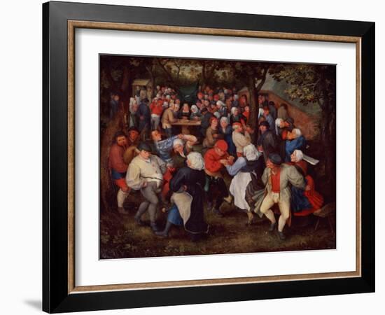 Village Dance-Jan Brueghel the Younger-Framed Giclee Print