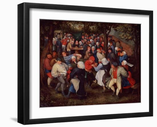 Village Dance-Jan Brueghel the Younger-Framed Giclee Print