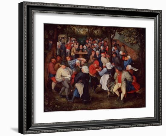 Village Dance-Jan Brueghel the Younger-Framed Giclee Print