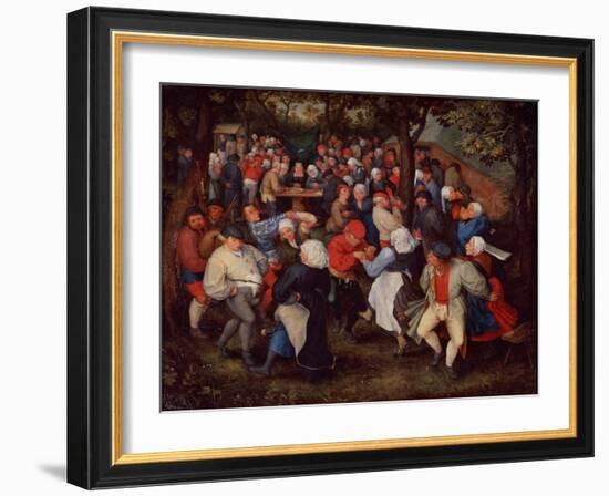 Village Dance-Jan Brueghel the Younger-Framed Giclee Print