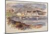 Village de pêcheurs-Pierre-Auguste Renoir-Mounted Giclee Print