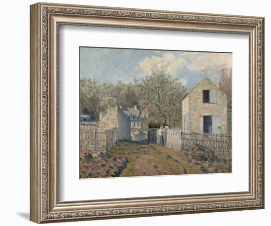 Village de Voisins (Yvelines)-Alfred Sisley-Framed Giclee Print