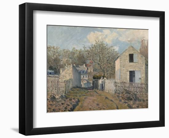 Village de Voisins (Yvelines)-Alfred Sisley-Framed Giclee Print