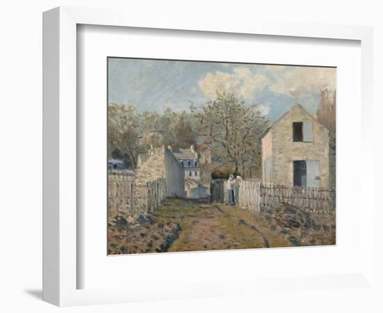 Village de Voisins (Yvelines)-Alfred Sisley-Framed Giclee Print