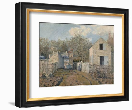 Village de Voisins (Yvelines)-Alfred Sisley-Framed Giclee Print