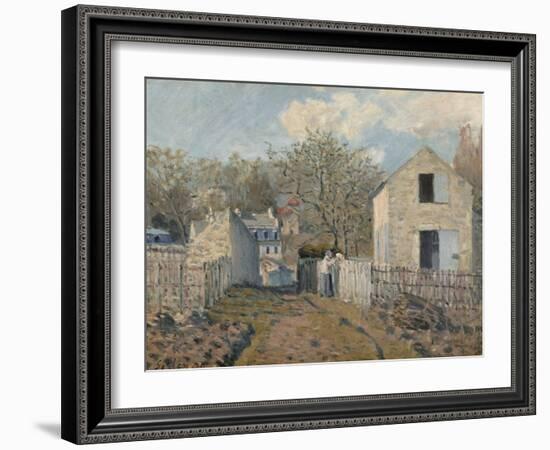 Village de Voisins (Yvelines)-Alfred Sisley-Framed Giclee Print