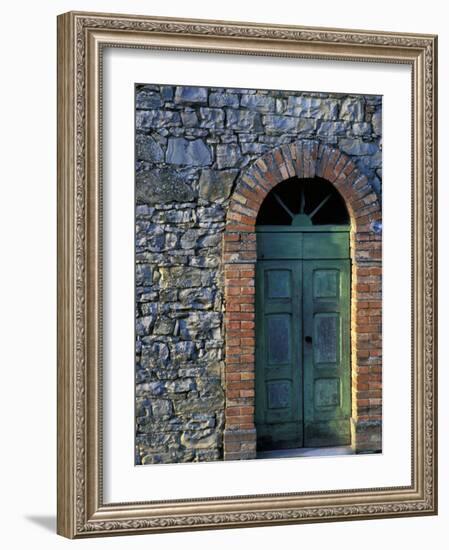 Village Door, Cinque Terre, Italy-Marilyn Parver-Framed Photographic Print