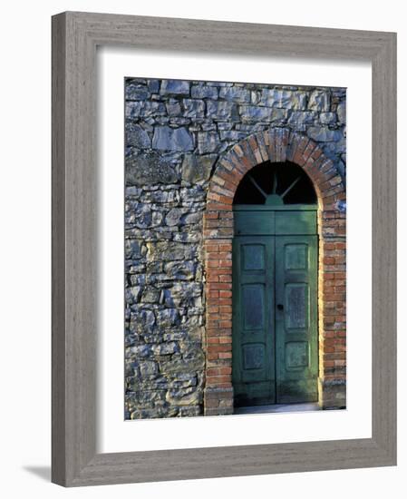 Village Door, Cinque Terre, Italy-Marilyn Parver-Framed Photographic Print