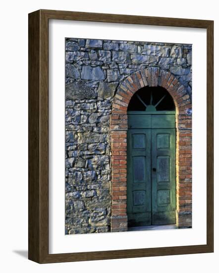 Village Door, Cinque Terre, Italy-Marilyn Parver-Framed Photographic Print