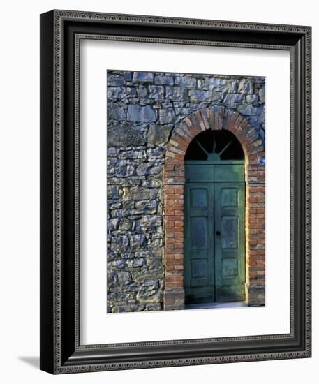 Village Door, Cinque Terre, Italy-Marilyn Parver-Framed Photographic Print