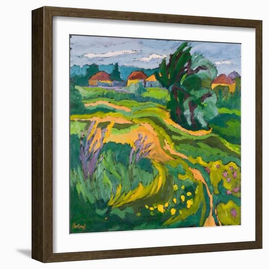 Village End, 2006-Marta Martonfi-Benke-Framed Giclee Print