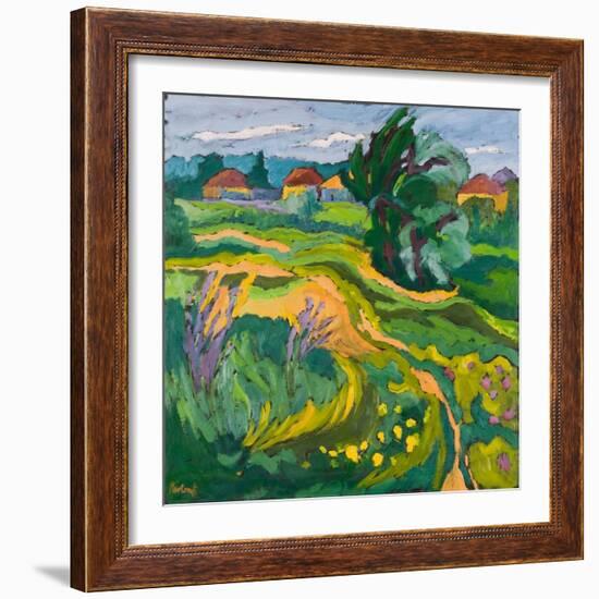 Village End, 2006-Marta Martonfi-Benke-Framed Giclee Print