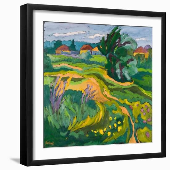 Village End, 2006-Marta Martonfi-Benke-Framed Giclee Print