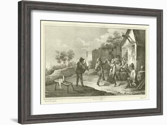 Village Festival-David Teniers the Younger-Framed Giclee Print