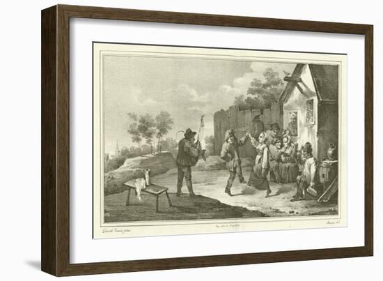 Village Festival-David Teniers the Younger-Framed Giclee Print