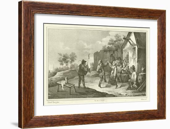 Village Festival-David Teniers the Younger-Framed Giclee Print