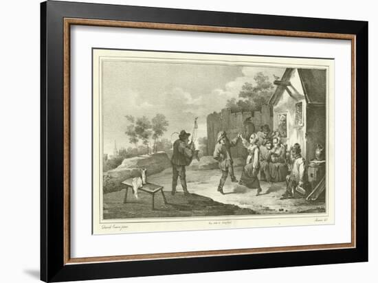 Village Festival-David Teniers the Younger-Framed Giclee Print