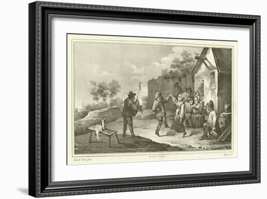 Village Festival-David Teniers the Younger-Framed Giclee Print