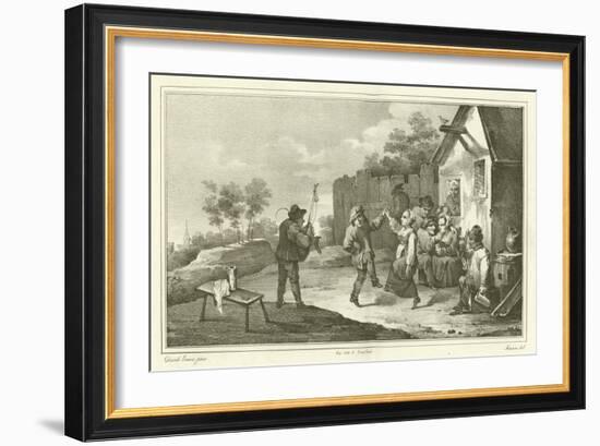 Village Festival-David Teniers the Younger-Framed Giclee Print