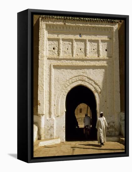 Village Gateway on the 'Circuit Touristique' South of Rissani-Amar Grover-Framed Premier Image Canvas