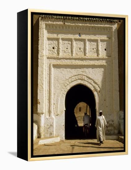 Village Gateway on the 'Circuit Touristique' South of Rissani-Amar Grover-Framed Premier Image Canvas