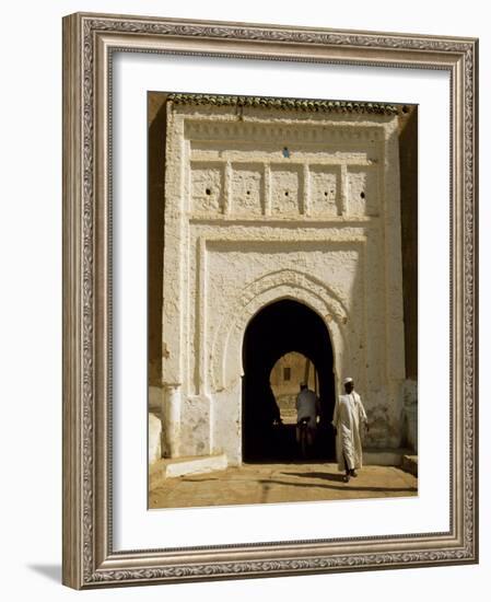 Village Gateway on the 'Circuit Touristique' South of Rissani-Amar Grover-Framed Photographic Print