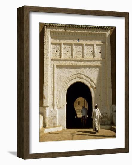 Village Gateway on the 'Circuit Touristique' South of Rissani-Amar Grover-Framed Photographic Print