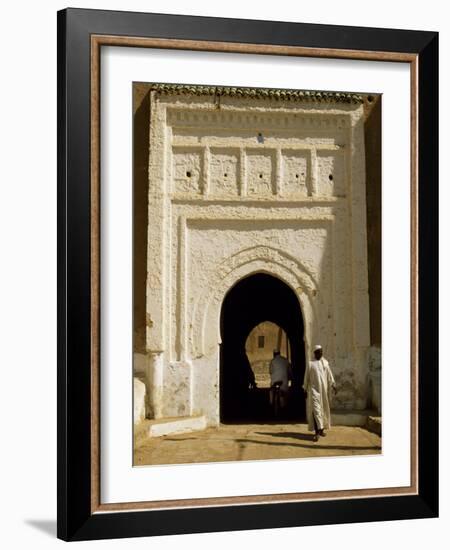Village Gateway on the 'Circuit Touristique' South of Rissani-Amar Grover-Framed Photographic Print