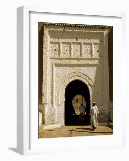 Village Gateway on the 'Circuit Touristique' South of Rissani-Amar Grover-Framed Photographic Print