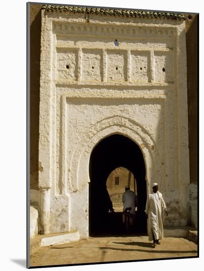 Village Gateway on the 'Circuit Touristique' South of Rissani-Amar Grover-Mounted Photographic Print