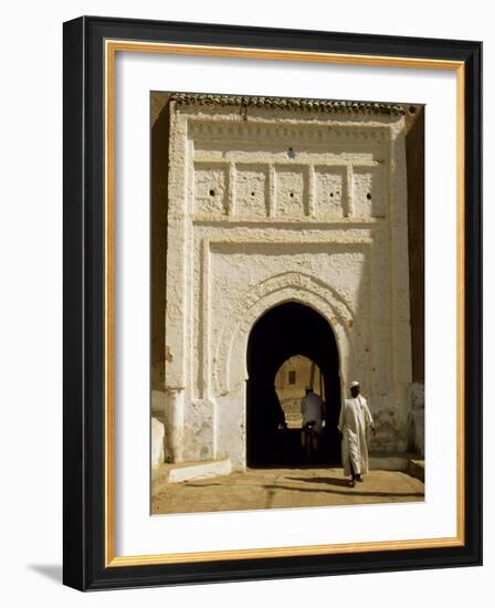 Village Gateway on the 'Circuit Touristique' South of Rissani-Amar Grover-Framed Photographic Print