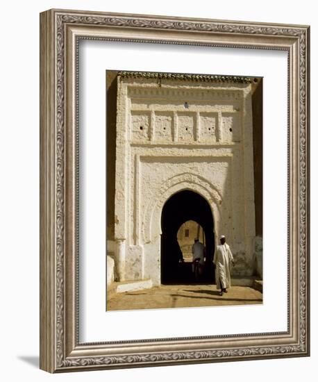 Village Gateway on the 'Circuit Touristique' South of Rissani-Amar Grover-Framed Photographic Print