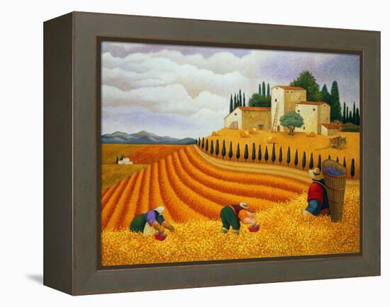 Village Harvest-Lowell Herrero-Framed Premier Image Canvas