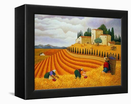 Village Harvest-Lowell Herrero-Framed Premier Image Canvas