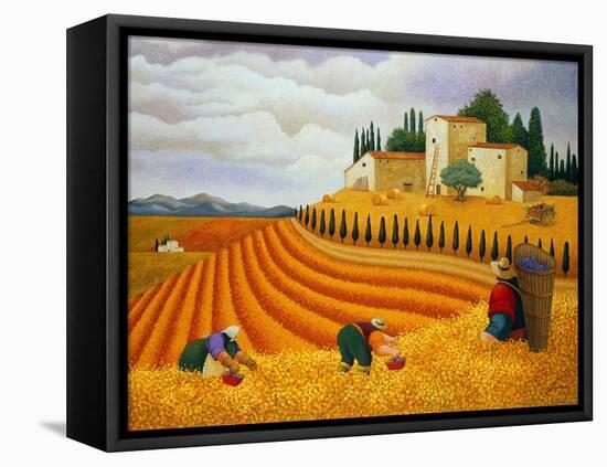 Village Harvest-Lowell Herrero-Framed Premier Image Canvas