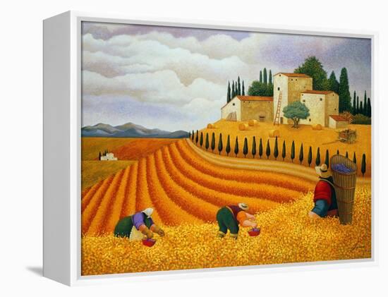 Village Harvest-Lowell Herrero-Framed Premier Image Canvas