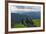 Village House and Rice Terraces in the Mountain, Longsheng, China-Keren Su-Framed Photographic Print