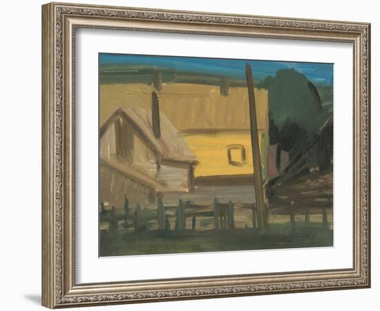 Village House-Front, 1983-Emil Parrag-Framed Giclee Print