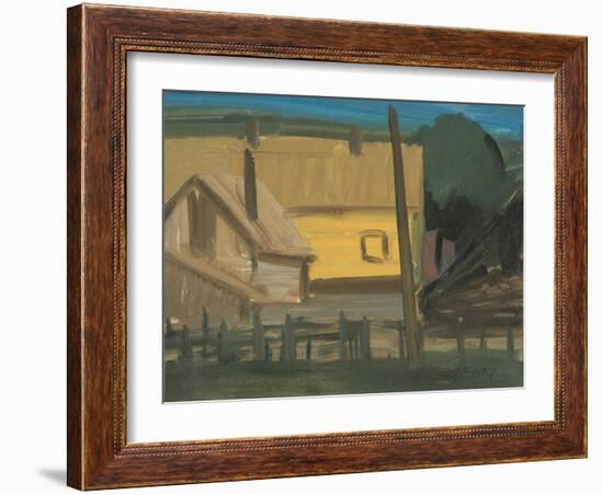 Village House-Front, 1983-Emil Parrag-Framed Giclee Print