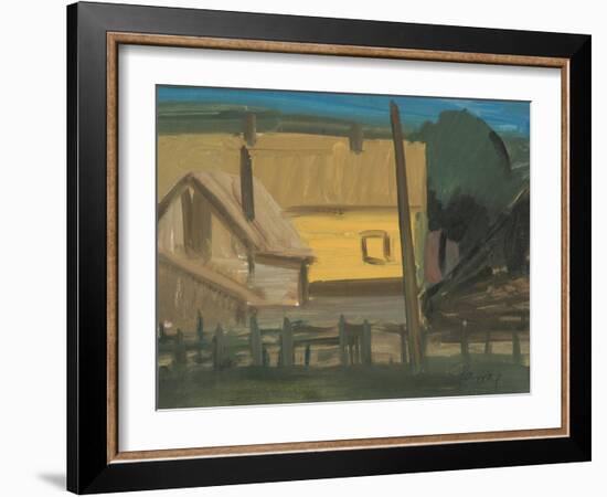 Village House-Front, 1983-Emil Parrag-Framed Giclee Print